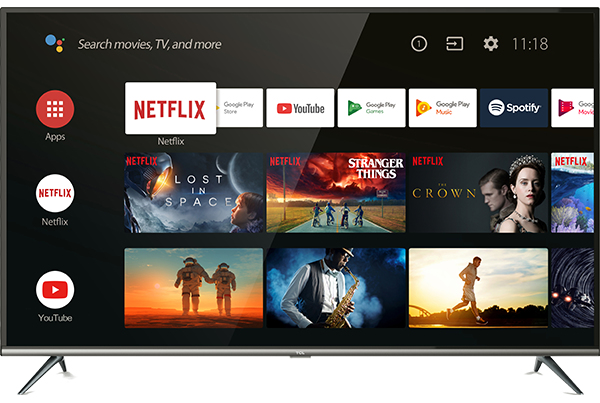 TCL 43EP658 TV 109.2 cm (43") 4K Ultra HD Smart TV Wi-Fi Black,