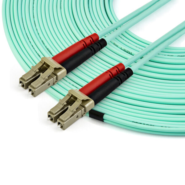 StarTech.com 15m (50ft) LC/UPC to LC/UPC OM4 Multimode Fiber Optic StarTech.com 15m (50ft) LC/UPC to LC/UPC OM4 Multimode Fiber Optic