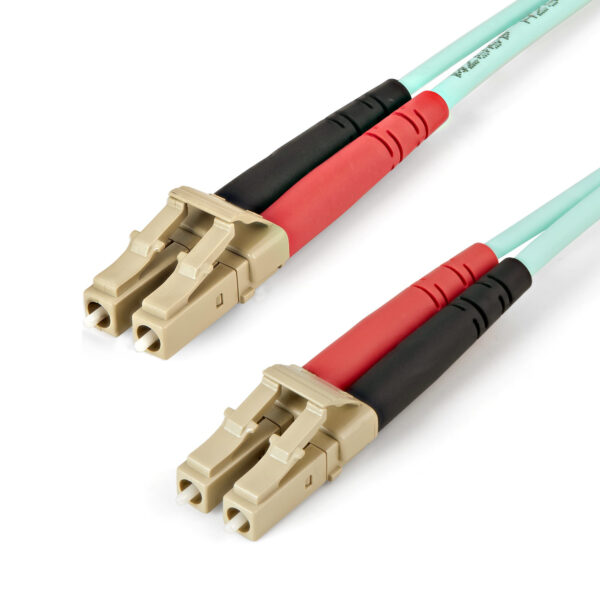StarTech.com 2m (6ft) LC/UPC to LC/UPC OM4 Multimode Fiber Optic StarTech.com 1m (3ft) LC/UPC to LC/UPC OM4 Multimode Fiber Optic