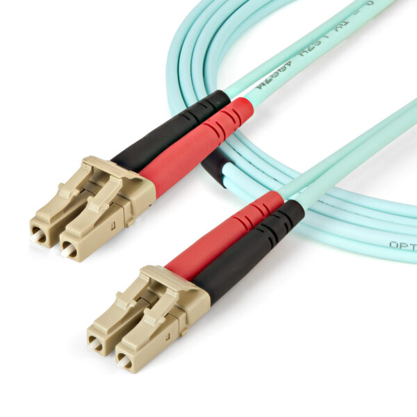 StarTech.com 2m (6ft) LC/UPC to LC/UPC OM4 Multimode Fiber Optic StarTech.com 1m (3ft) LC/UPC to LC/UPC OM4 Multimode Fiber Optic