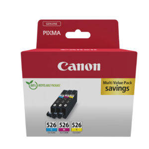 Canon 4541B019 ink cartridge 3 pc(s) Original Cyan, Magenta, Yellow Canon 4541B018 ink cartridge 3 pc(s) Original Cyan, Magenta, Yellow
