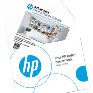 HP Advanced Photo Paper Glossy 65 lb 5 x 5 in. (127 x 127 mm) 20