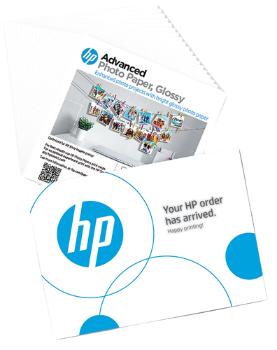 HP Advanced Photo Paper Glossy 65 lb 5 x 5 in. (127 x 127 mm) 20