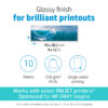 HP Advanced Photo Paper Glossy 65 lb 5 x 5 in. (127 x 127 mm) 20