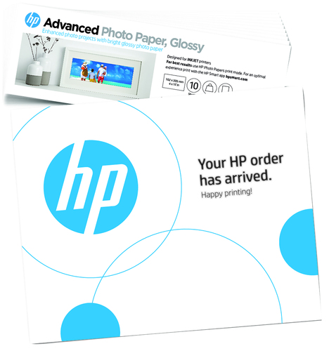 HP Advanced Photo Paper Glossy 65 lb 4 x 12 in. (101 x 305 mm) 10