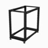 StarTech.com 4-Post 18U Mobile Open Frame Server Rack, Four Post 19"