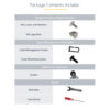 StarTech.com 4-Post 25U Mobile Open Frame Server Rack, Four Post 19in