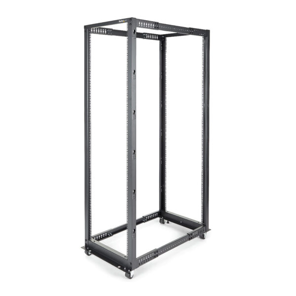 StarTech.com 4-Post 42U Mobile Open Frame Server Rack, Four Post 19" StarTech.com 4-Post 42U Mobile Open Frame Server Rack, Four Post 19"