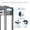 StarTech.com 4-Post 42U Mobile Open Frame Server Rack, Four Post 19" StarTech.com 4-Post 42U Mobile Open Frame Server Rack, Four Post 19"