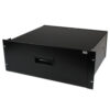 StarTech.com 4U Black Steel Storage Drawer for 19in Racks and Cabinets StarTech.com 4U Black Steel Storage Drawer for 19in Racks and Cabinets