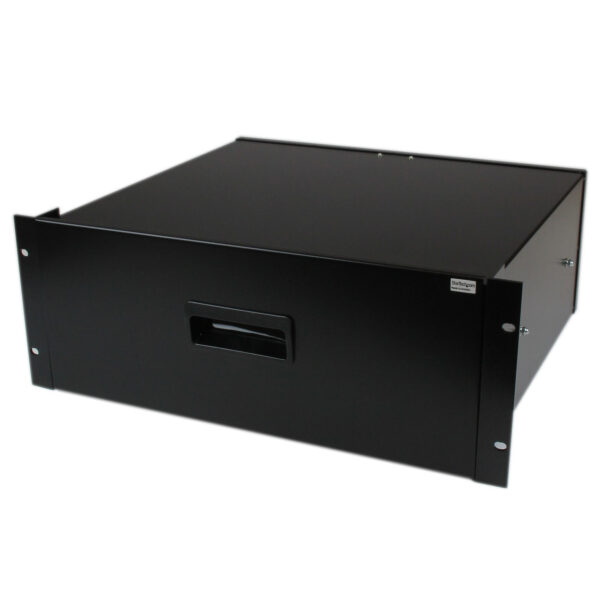 StarTech.com 4U Black Steel Storage Drawer for 19in Racks and Cabinets StarTech.com 4U Black Steel Storage Drawer for 19in Racks and Cabinets