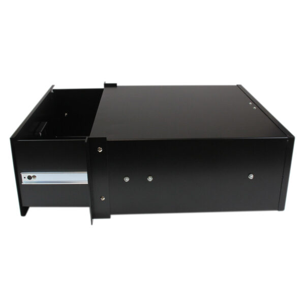 StarTech.com 4U Black Steel Storage Drawer for 19in Racks and Cabinets StarTech.com 4U Black Steel Storage Drawer for 19in Racks and Cabinets