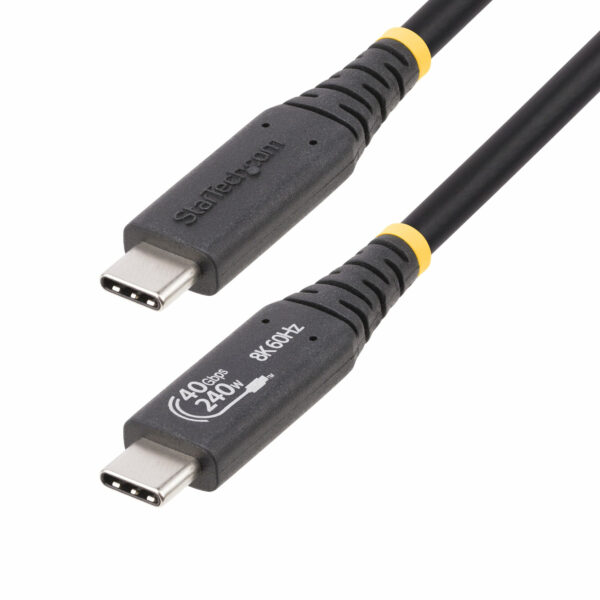 StarTech.com 50cm (1.6ft) USB4 Cable, USB-IF Certified USB-C Cable, StarTech.com 1m (3.3ft) USB4 Cable, USB-IF Certified USB-C Cable,