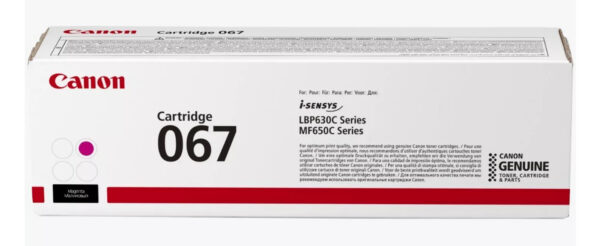 Canon 067 toner cartridge 1 pc(s) Original Magenta Canon 067 toner cartridge 1 pc(s) Original Magenta