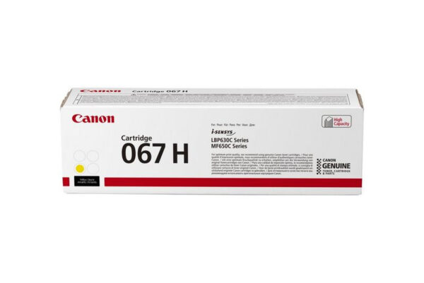 Canon 067H toner cartridge 1 pc(s) Original Yellow Canon 067H toner cartridge 1 pc(s) Original Yellow