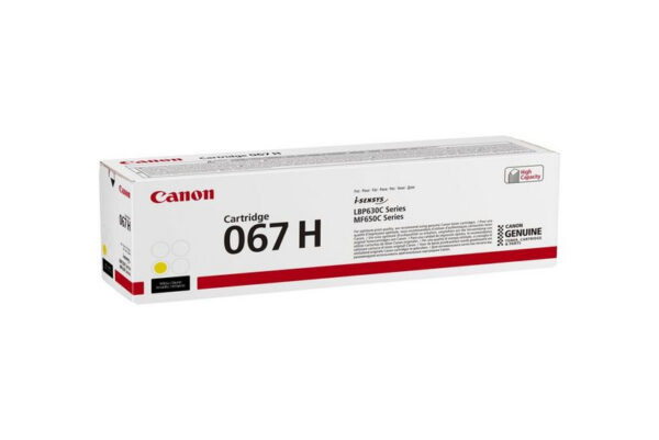 Canon 067H toner cartridge 1 pc(s) Original Yellow Canon 067H toner cartridge 1 pc(s) Original Yellow