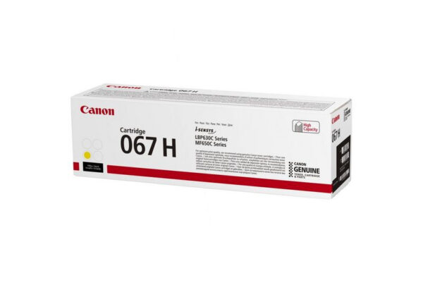 Canon 067H toner cartridge 1 pc(s) Original Yellow Canon 067H toner cartridge 1 pc(s) Original Yellow