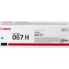 Canon 067H toner cartridge 1 pc(s) Original Cyan Canon 067H toner cartridge 1 pc(s) Original Cyan