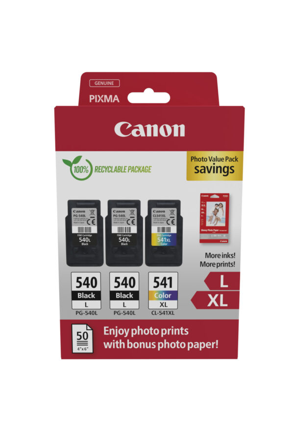 Canon 5224B015 ink cartridge 3 pc(s) Original Black, Cyan, Magenta,