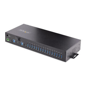StarTech.com 16-Port Industrial USB 3.0 Hub 5Gbps, Metal, StarTech.com 16-Port Industrial USB 3.0 Hub 5Gbps, Metal,