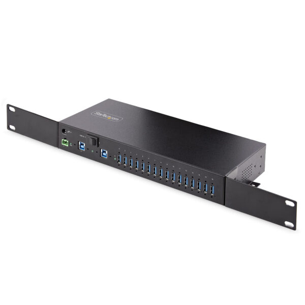 StarTech.com 16-Port Industrial USB 3.0 Hub 5Gbps, Metal, StarTech.com 16-Port Industrial USB 3.0 Hub 5Gbps, Metal,