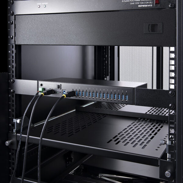 StarTech.com 16-Port Industrial USB 3.0 Hub 5Gbps, Metal, StarTech.com 16-Port Industrial USB 3.0 Hub 5Gbps, Metal,