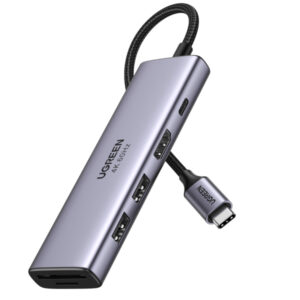 Ugreen 6-in-1 USB-C Hub USB Type-C Silver Ugreen 6-in-1 USB-C Hub USB Type-C Silver