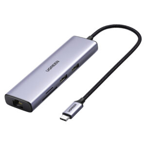 Ugreen 60515 USB-C Hub 2*USB3.0+HDMI+RJ45+SD&TF +PD port Converter Ugreen 60515 USB-C Hub 2*USB3.0+HDMI+RJ45+SD&TF +PD port Converter