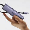Ugreen 60515 USB-C Hub 2*USB3.0+HDMI+RJ45+SD&TF +PD port Converter