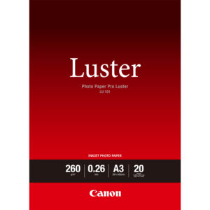 Canon LU-101 Luster Photo Paper Pro A3 - 20 Sheets Canon LU-101 Luster Photo Paper Pro A3 - 20 Sheets