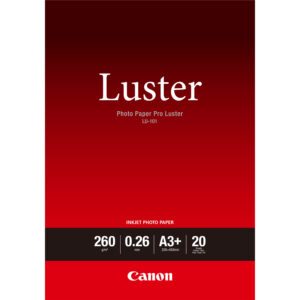 Canon LU-101 Luster Photo Paper Pro A3 Plus - 20 Sheets Canon LU-101 Luster Photo Paper Pro A3 Plus - 20 Sheets