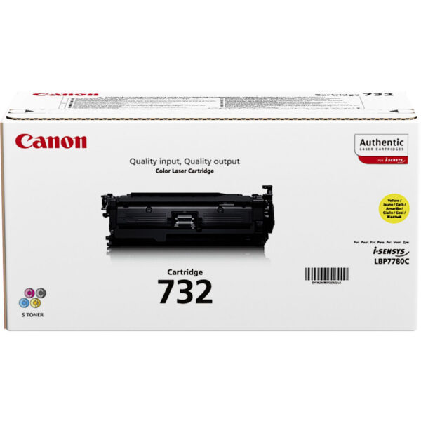 Canon 732Y toner cartridge 1 pc(s) Original Yellow Canon 732Y toner cartridge 1 pc(s) Original Yellow