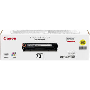 Canon 731 toner cartridge 1 pc(s) Original Yellow Canon 731 toner cartridge 1 pc(s) Original Yellow