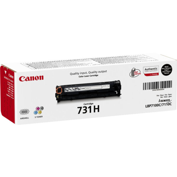 Canon 731H toner cartridge 1 pc(s) Original Black Canon 731H toner cartridge 1 pc(s) Original Black