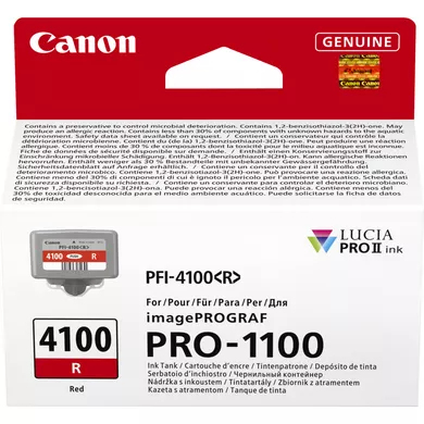 Canon LUCIA PRO II ink cartridge 1 pc(s) Original Standard Yield Red Canon LUCIA PRO II ink cartridge 1 pc(s) Original Standard Yield Red