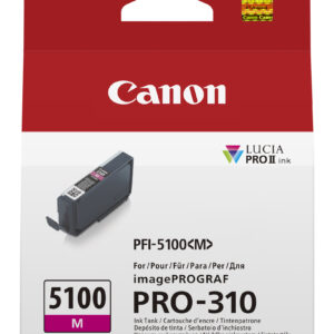 Canon PFI-5100 M ink cartridge 1 pc(s) Original Magenta Canon PFI-5100 M ink cartridge 1 pc(s) Original Magenta