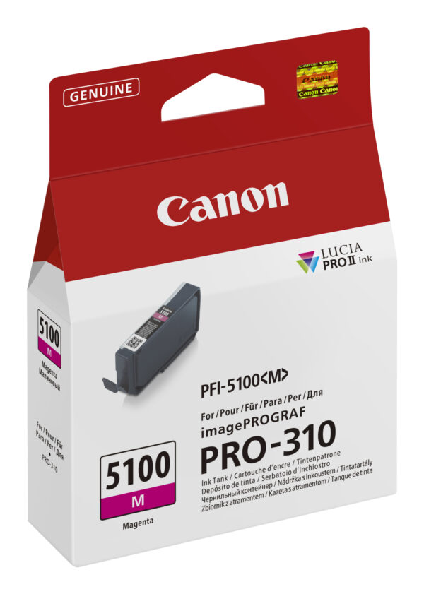 Canon PFI-5100 M ink cartridge 1 pc(s) Original Magenta Canon PFI-5100 M ink cartridge 1 pc(s) Original Magenta