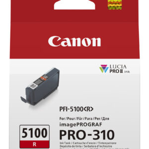 Canon PFI-5100 R ink cartridge 1 pc(s) Original Red Canon PFI-5100 R ink cartridge 1 pc(s) Original Red
