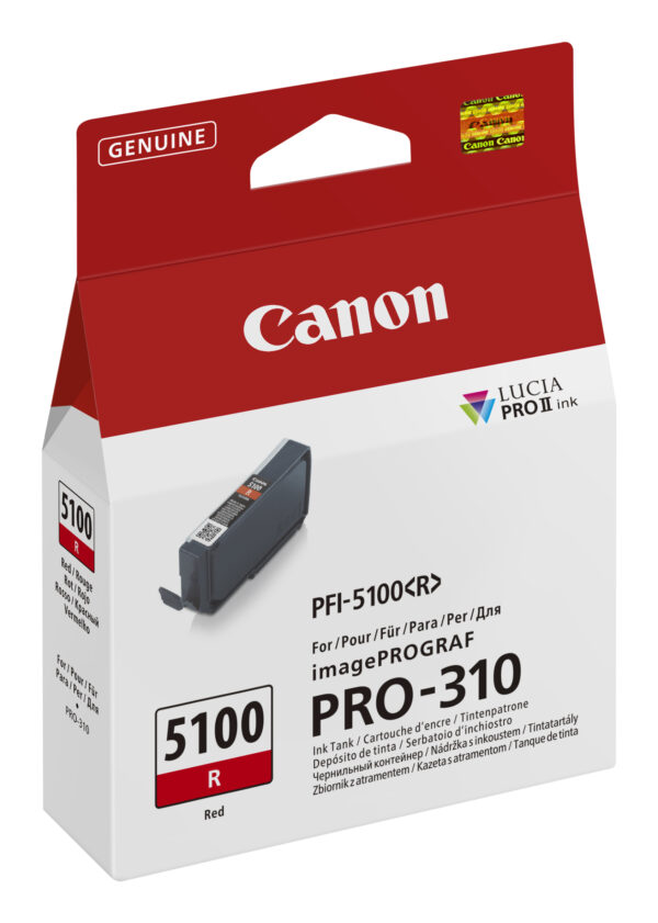 Canon PFI-5100 R ink cartridge 1 pc(s) Original Red Canon PFI-5100 R ink cartridge 1 pc(s) Original Red
