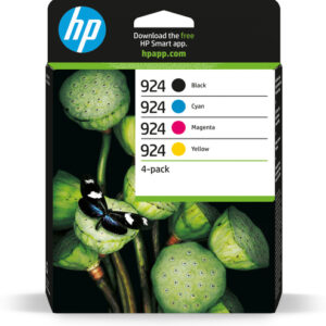 HP 924 CMYK Original Ink Cartridge 4-Pack HP 924 CMYK Original Ink Cartridge 4-Pack