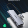 Ugreen 6-in-1 USB C PD USB 3.2 Gen 1 (3.1 Gen 1) Type-C Silver Ugreen 6-in-1 USB C PD USB 3.2 Gen 1 (3.1 Gen 1) Type-C Silver