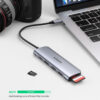 Ugreen 6-in-1 USB C PD USB 3.2 Gen 1 (3.1 Gen 1) Type-C Silver Ugreen 6-in-1 USB C PD USB 3.2 Gen 1 (3.1 Gen 1) Type-C Silver