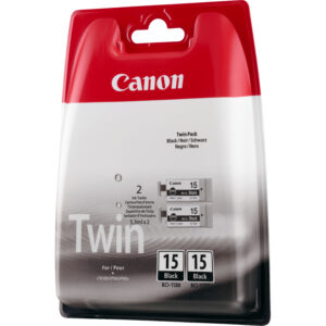 Canon BCI-15BK Black Ink Cartridge (Twin Pack) Canon BCI-15BK Black Ink Cartridge (Twin Pack)