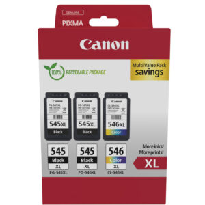 Canon 8286B013 ink cartridge 3 pc(s) Original High (XL) Yield Black, Canon 8286B013 ink cartridge 3 pc(s) Original High (XL) Yield Black,