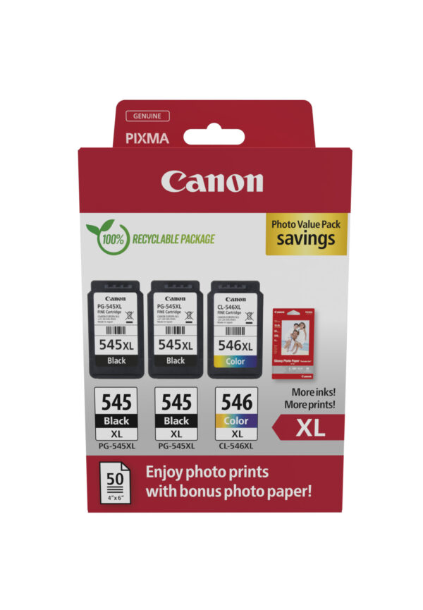 Canon 8286B015 ink cartridge 3 pc(s) Original High (XL) Yield Black,