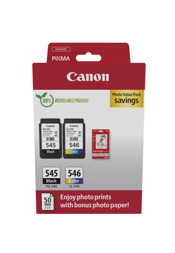 Canon 8287B008 ink cartridge 2 pc(s) Original Black, Cyan, Magenta,