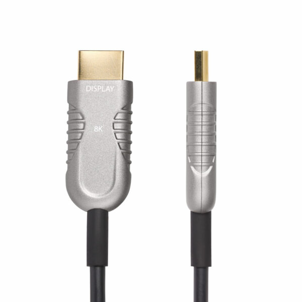 StarTech.com 50ft (15.2m) HDMI 2.1 Hybrid Active Optical Cable (AOC),