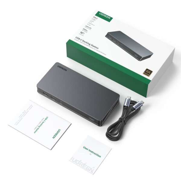 Ugreen Revodok Pro 209 USB Type-C 10000 Mbit/s Grey