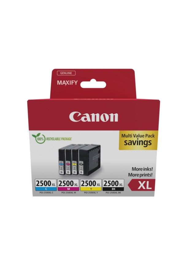 Canon 9254B010 ink cartridge 4 pc(s) Original High (XL) Yield Black,