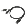 Targus ACC1133GLX USB cable USB 3.2 Gen 1 (3.1 Gen 1) 1 m USB C Black